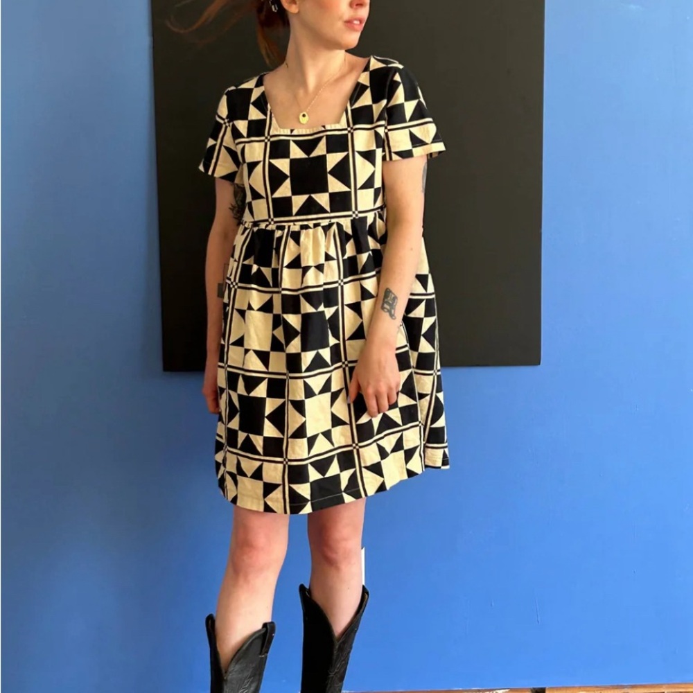Ersa Fibers Billie Dress Star Quilt BNWT